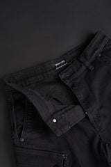 ג'ינס רכיבה MARK Black Jeans AAA - PANDO MOTO