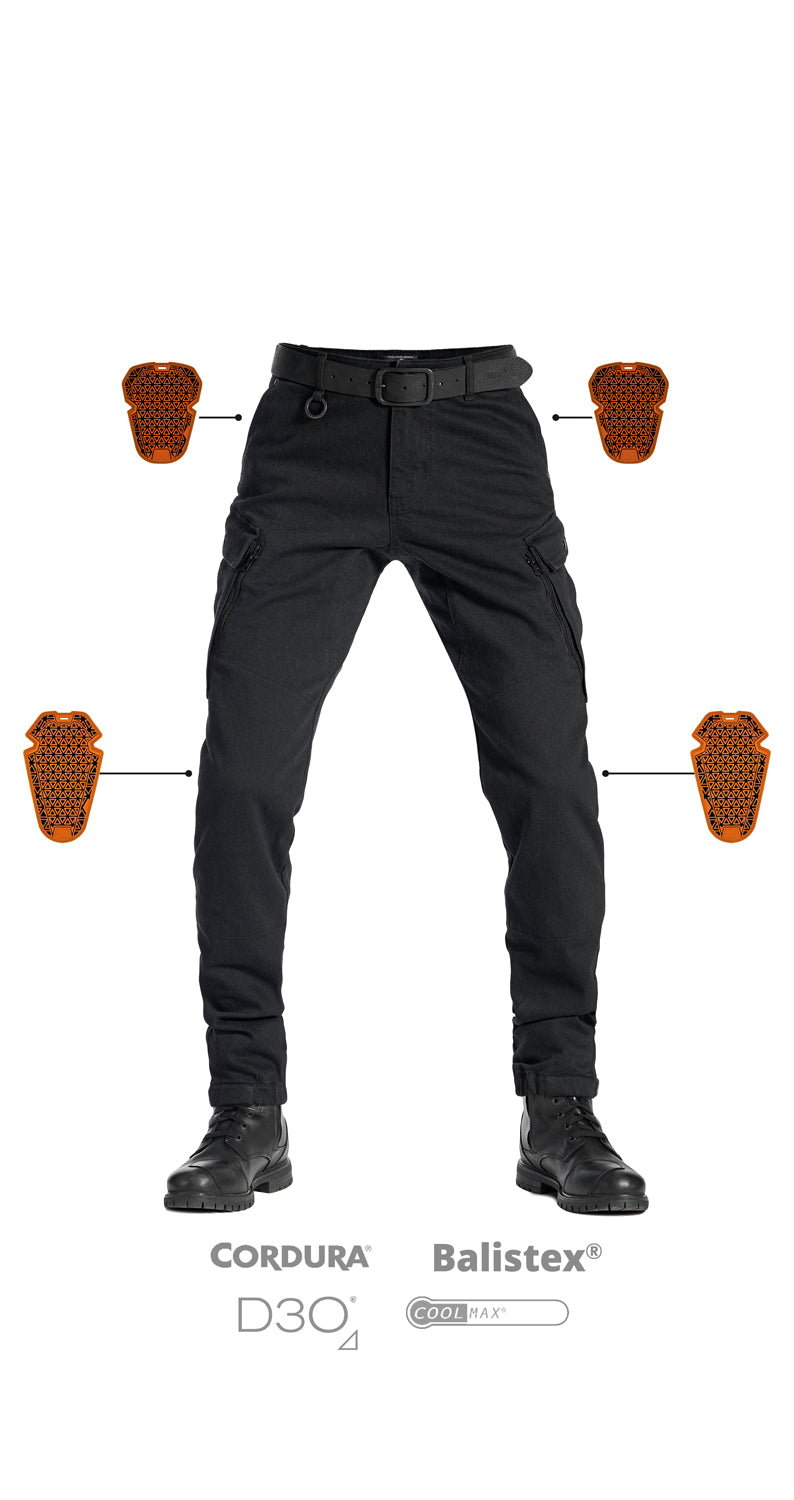 ג'ינס רכיבה MARK Black Jeans AAA - PANDO MOTO