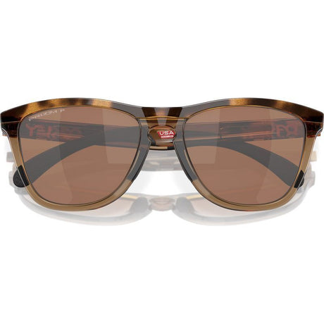 משקפי שמש Oakley Frogskins Range Prizm Tungsten Polarised Lenses, Brown Tortoise/Brown Smoke Frame - Oakley