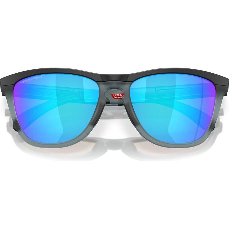 משקפי שמש Oakley Frogskins Range Prizm Sapphire Lenses, Matte Black Frame - Oakley
