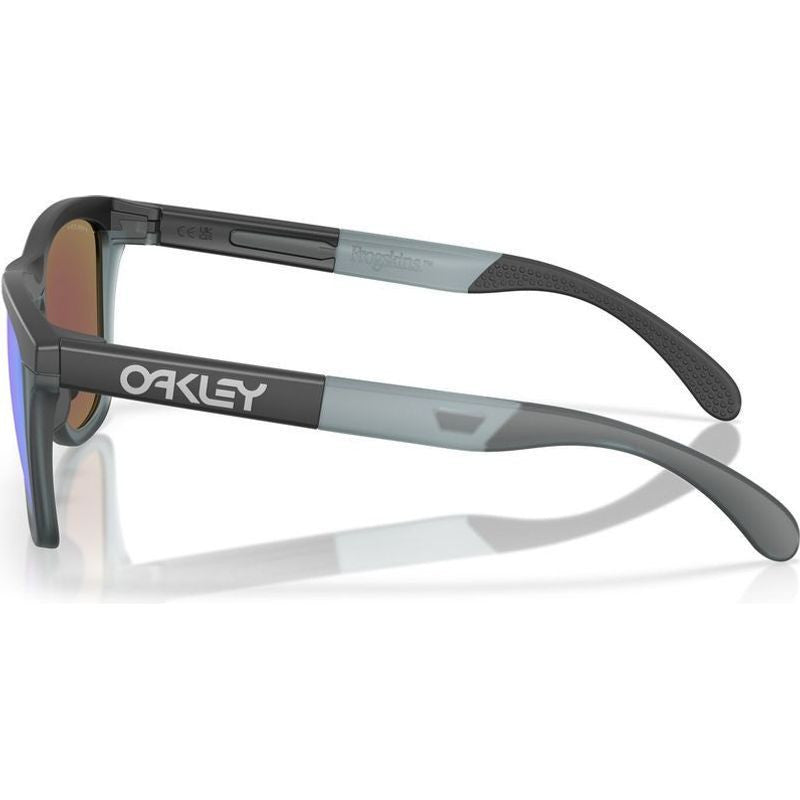 משקפי שמש Oakley Frogskins Range Prizm Sapphire Lenses, Matte Black Frame - Oakley