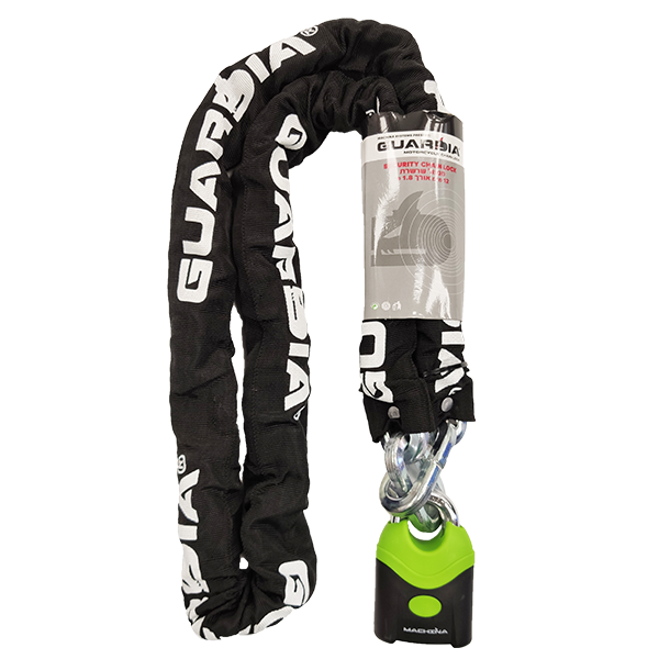 מנעול שרשרת 12 ממ אורך 210 סמ מבית MACHINA - MACHINA