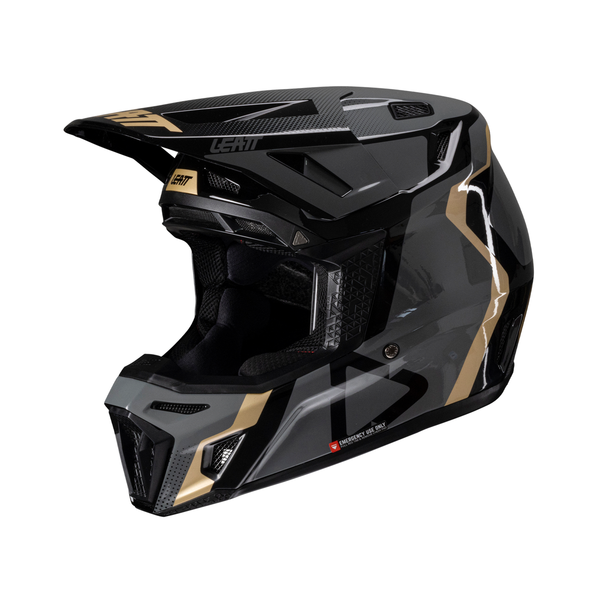 קיט קסדה ומשקף Leatt Moto 8.5 Black V25 + Goggles 5.5 Iriz - Leatt