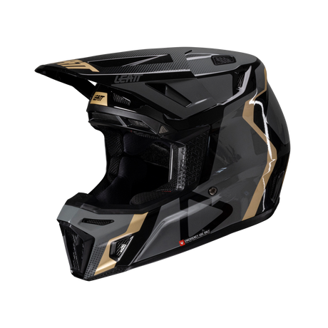 קיט קסדה ומשקף Leatt Moto 8.5 Black V25 + Goggles 5.5 Iriz - Leatt