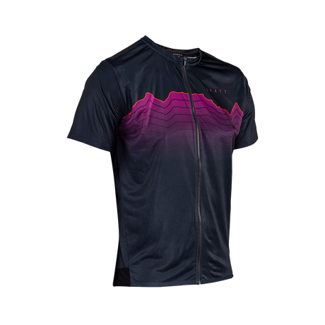 חולצת רכיבה קצרה גברים MTB Trail 3.0 Black - Leatt