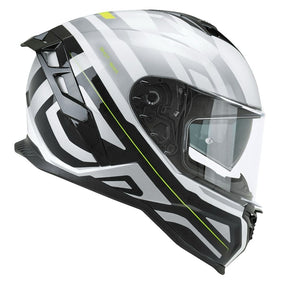 קסדת כביש CGM 363 SHOT לבן מבריק/צהוב - CGM