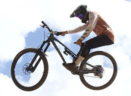 חולצת רכיבה ארוכה LS BROWN - Three Lines