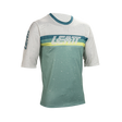 חולצת רכיבה קצרה ילדים MTB Enduro 3.0 Pistachio - Leatt