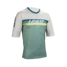חולצת רכיבה קצרה ילדים MTB Enduro 3.0 Pistachio - Leatt
