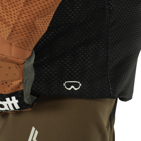 חולצת רכיבה ארוכה ילדים MTB Gravity 4.0 Jr Rust - Leatt