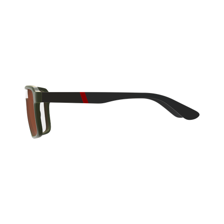 משקפי שמש Leatt TheViz Pyrenees Satin Green Polarized Brown/Silver 20 VLT - Leatt