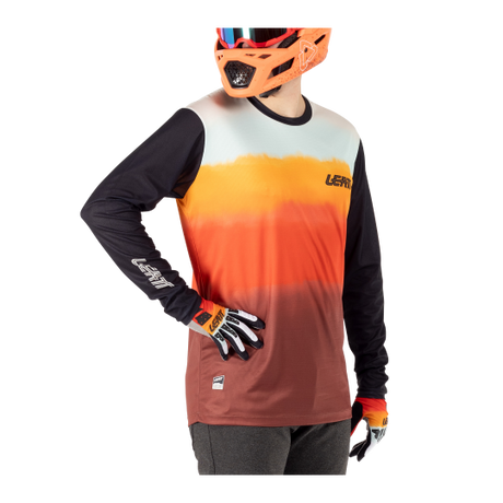 חולצת רכיבה ארוכה גברים MTB Gravity 3.0 Glamis V25 - Leatt