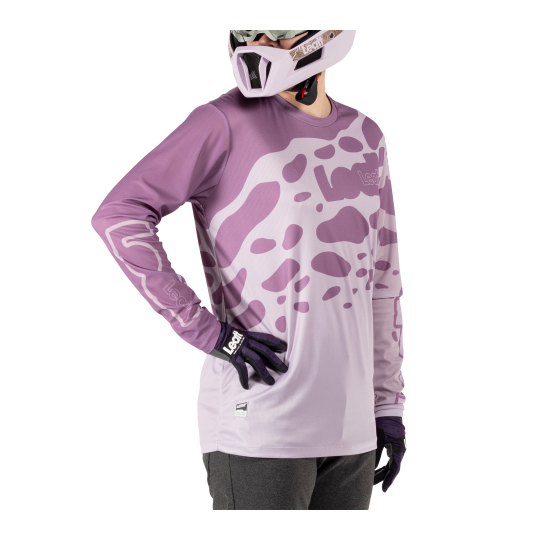 חולצת רכיבה ארוכה גברים MTB Gravity 3.0 Lavender V25 - Leatt