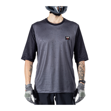 חולצת רכיבה קצרה גברים MTB Enduro 3.0 Graphite V25 - Leatt