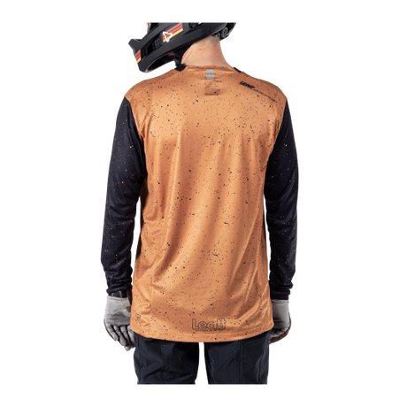 חולצת רכיבה ארוכה גברים MTB Enduro 4.0 Rust V25 - Leatt