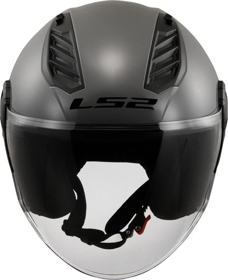 קסדת כביש 3/4 LS2 OF616 AirFlow ll טיטניום מט - LS2