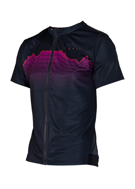 חולצת רכיבה קצרה גברים MTB Trail 3.0 Black - Leatt