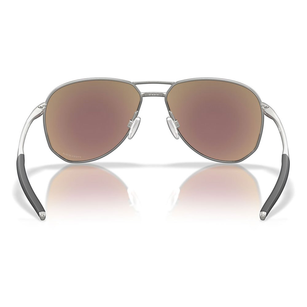משקפי שמש Oakley Full Rim Aviator CONTRAIL Prizm Sapphire Lenses, Satin Chrome Frame - Oakley