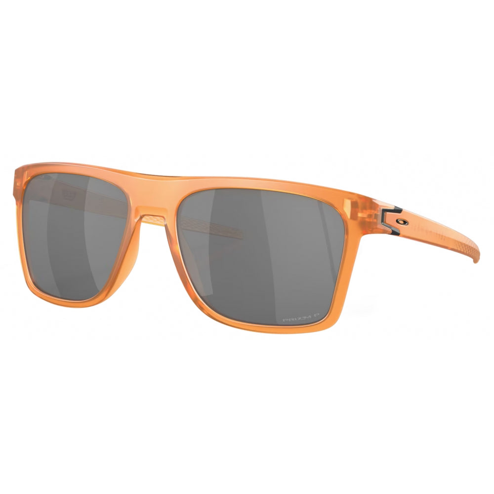 משקפי שמש Oakley Leffingwell Coalesce Collection Prizm Black Polarized Lenses, Matte Transparent Ginger Frame - Oakley