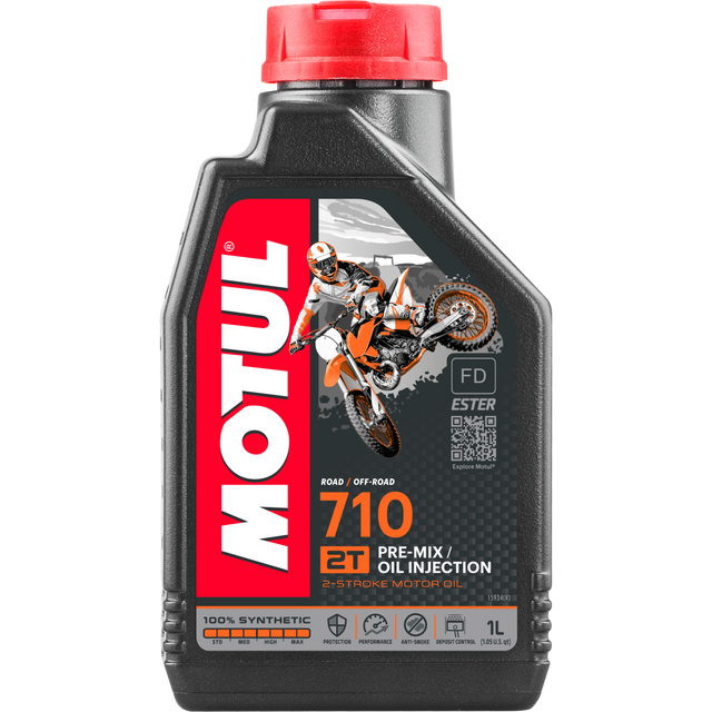 710 שמן סינתטי מלא לאופנוע 1L מבית MOTUL - MOTUL