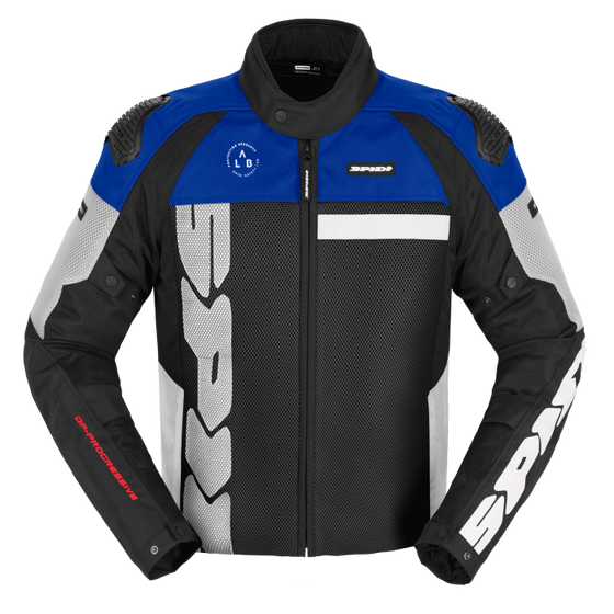 מעיל רכיבה קיץ Spidi Progressive NET WINDOUT שחור/כחול - SPIDI