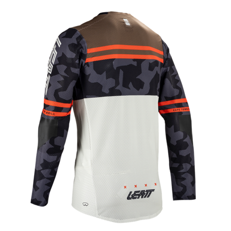 חולצת רכיבה ארוכה גברים MTB Gravity 4.0 Cream V25 - Leatt