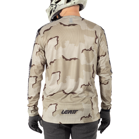חולצת רכיבה ארוכה גברים MTB Gravity 3.0 Desert V25 - Leatt