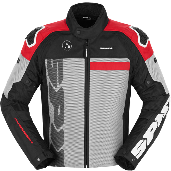 מעיל רכיבה קיץ Spidi Progressive NET WINDOUT שחור/אדום - SPIDI