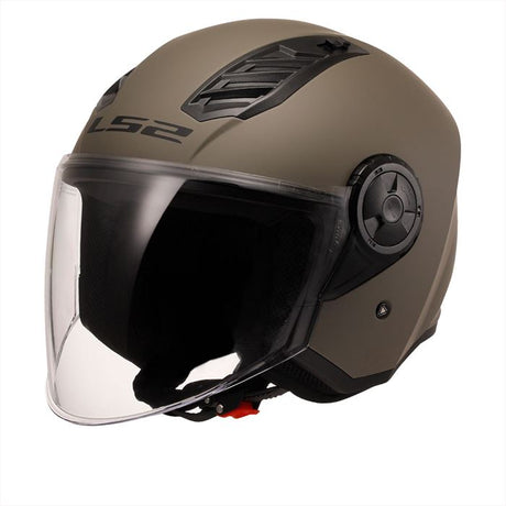קסדת כביש 3/4 LS2 OF616 AirFlow ll חול מט - LS2