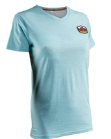 חולצה קצרה נשים Premium Teal - Leatt