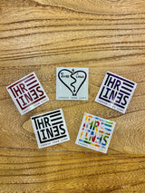 5 STICKER FUN PACK - חבילת מדבקות - Three Lines