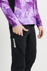 מכנס רכיבה ארוך שחור MTB Skrubb - USWE