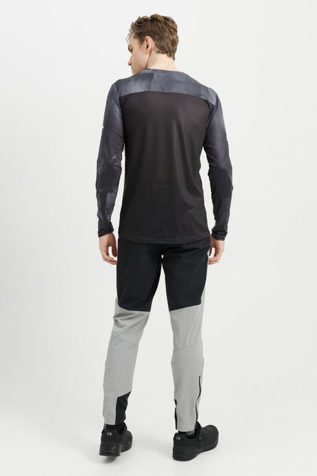 מכנס רכיבה ארוך אפור MTB Skrubb - USWE