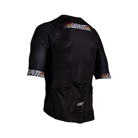 חולצת רכיבה קצרה גברים קרוס/גראבל MTB Endurance 6.0 Black V25 - Leatt