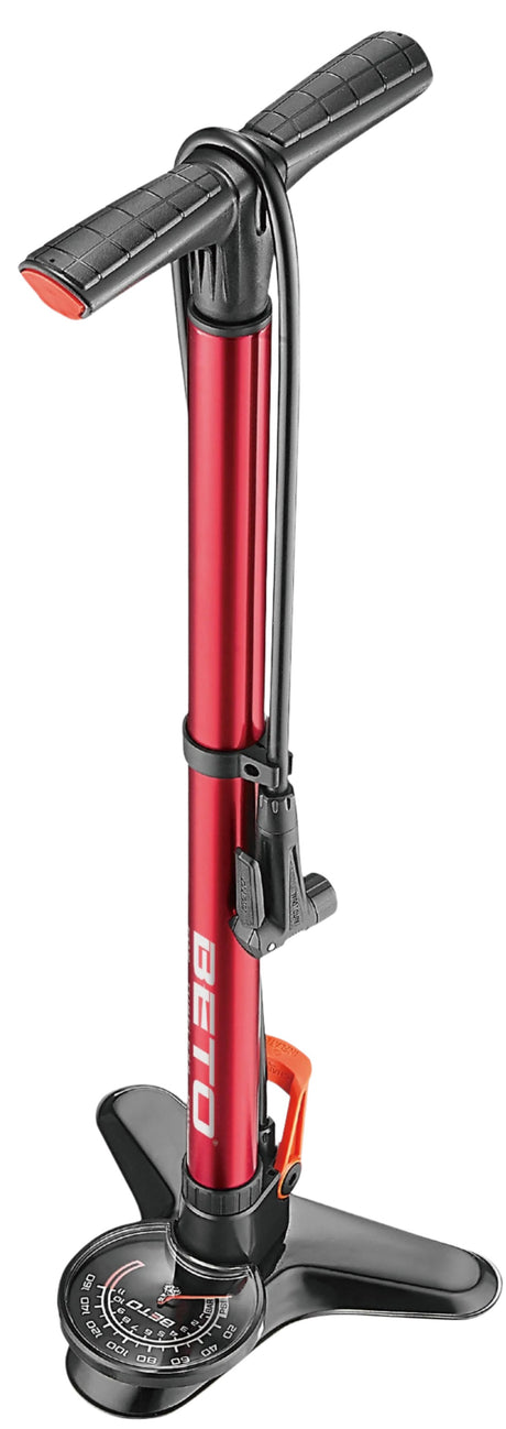 משאבת רצפה אלומיניום Ofa - מצב הרמת טיובלס ומד לחץ אוויר - Three Lines