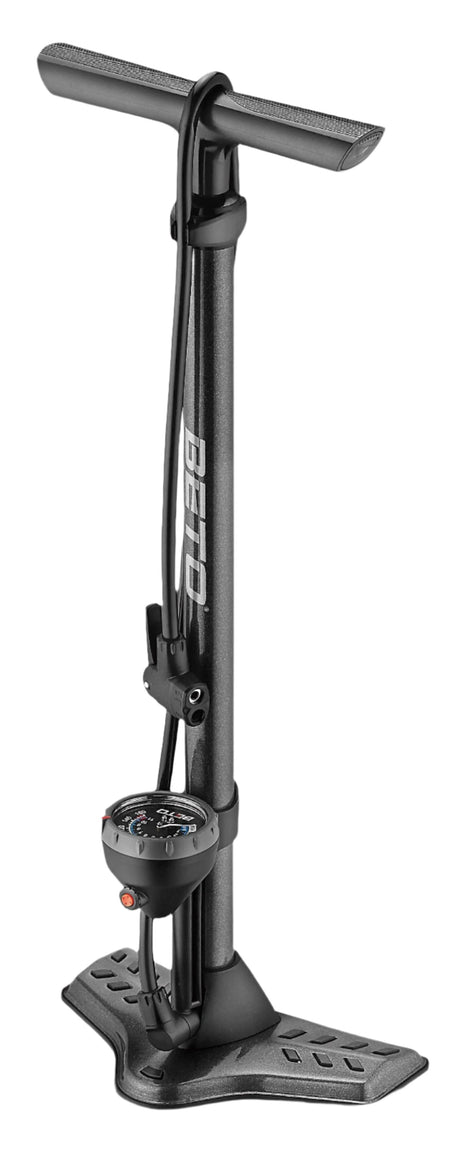 משאבת רצפה עם מד לחץ אוויר תחתון - Three Lines