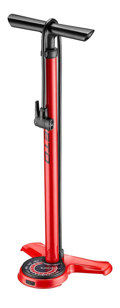 משאבת רצפה עם מד לחץ אוויר מוגדל - Three Lines