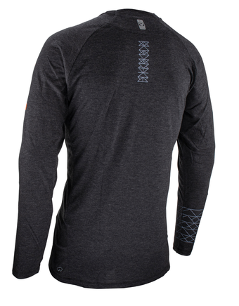 חולצת רכיבה ארוכה גברים MTB Gravity 2.0 Black - Leatt
