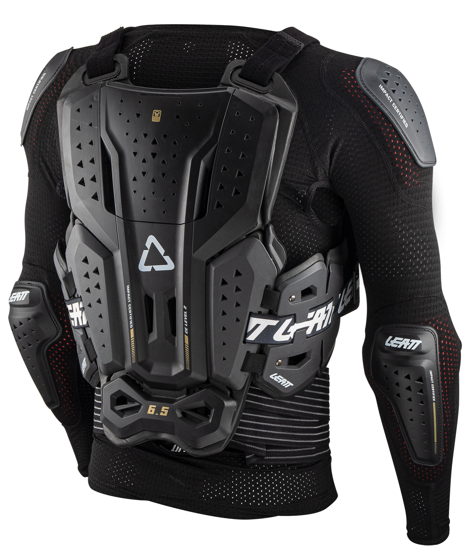 מגן גוף שחור 6.5 - Leatt