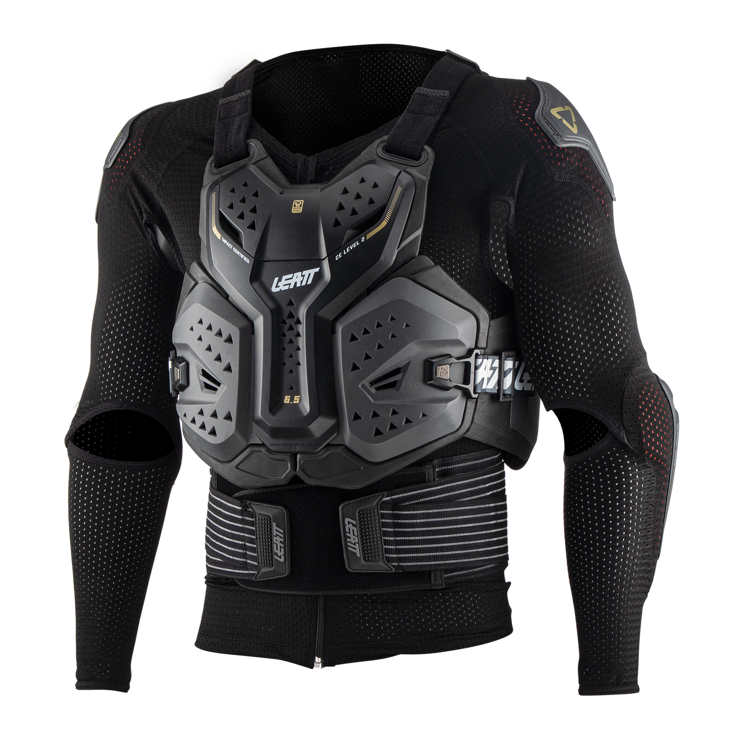 מגן גוף שחור 6.5 - Leatt