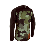 חולצת רכיבה ארוכה ילדים MTB Gravity 4.0 Camo - Leatt