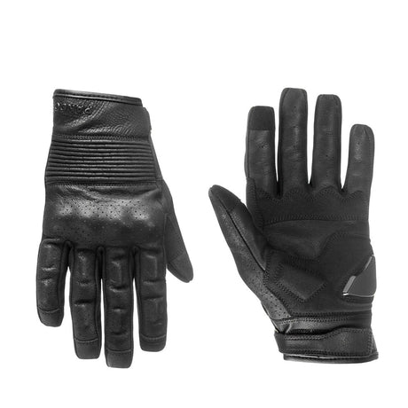 כפפות עור ONYX שחור - PANDO MOTO
