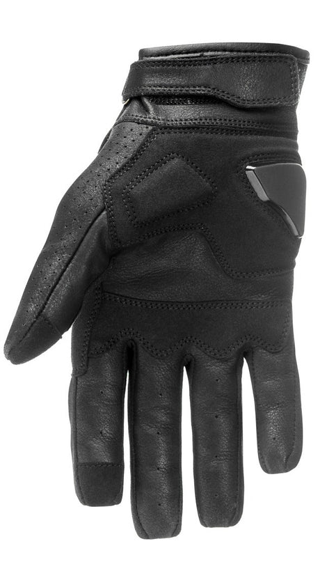 כפפות עור ONYX שחור - PANDO MOTO