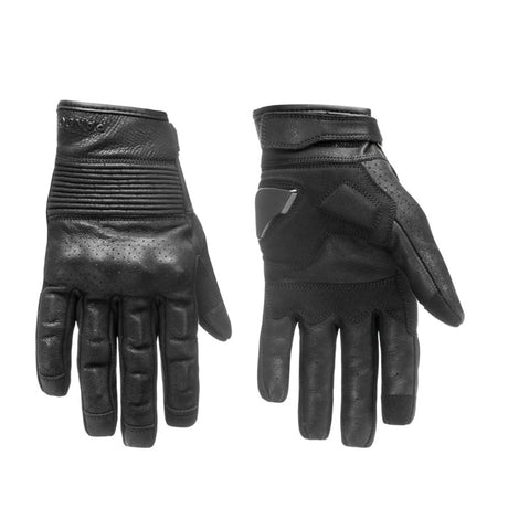 כפפות עור ONYX שחור - PANDO MOTO