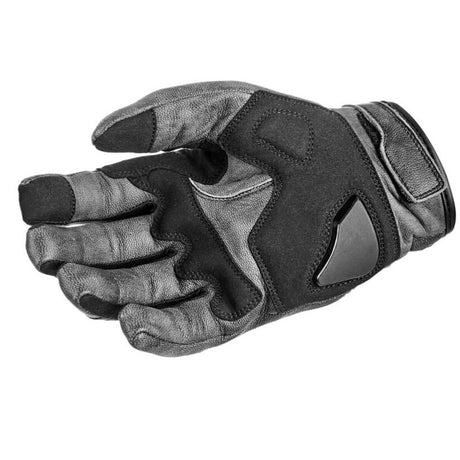 כפפות עור ONYX אפור - PANDO MOTO