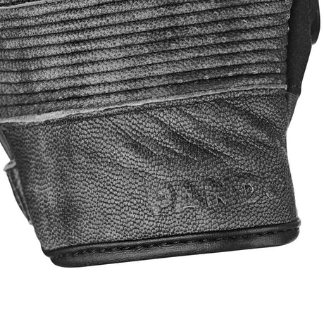 כפפות עור ONYX אפור - PANDO MOTO