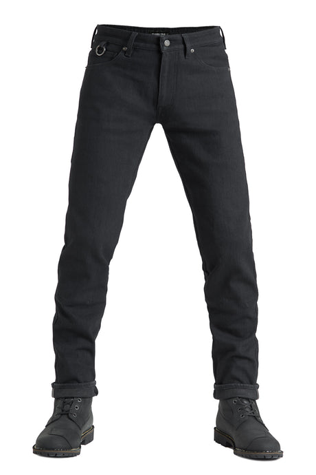 ג'ינס רכיבה Steel Jeans AA - Single Layer Black - PANDO MOTO