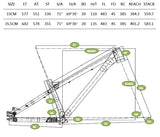 3Lines TD300s Dirt Jump Frame - Green - Three Lines