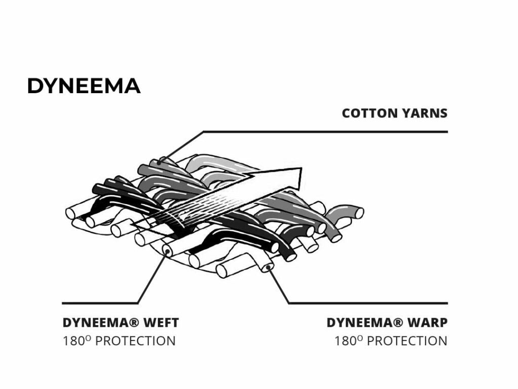 ג'ינס רכיבה Steel Jeans AA - Single Layer Black - PANDO MOTO