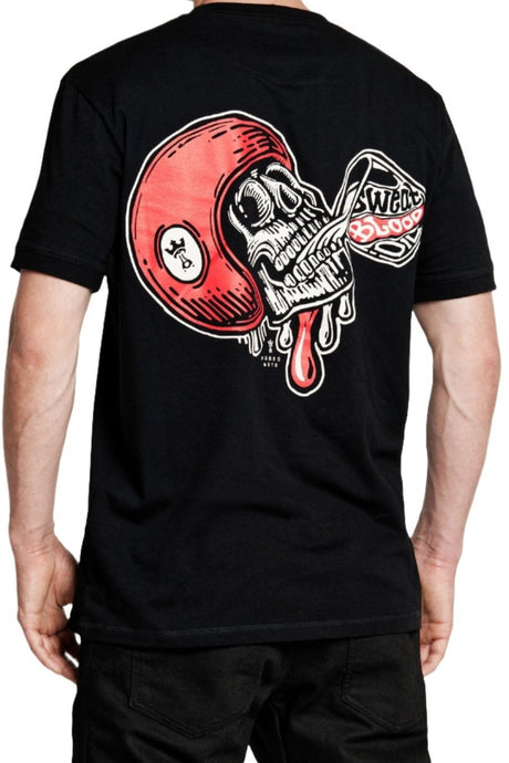 חולצה קצרה MIKE RED SKULL - Unisex - PANDO MOTO